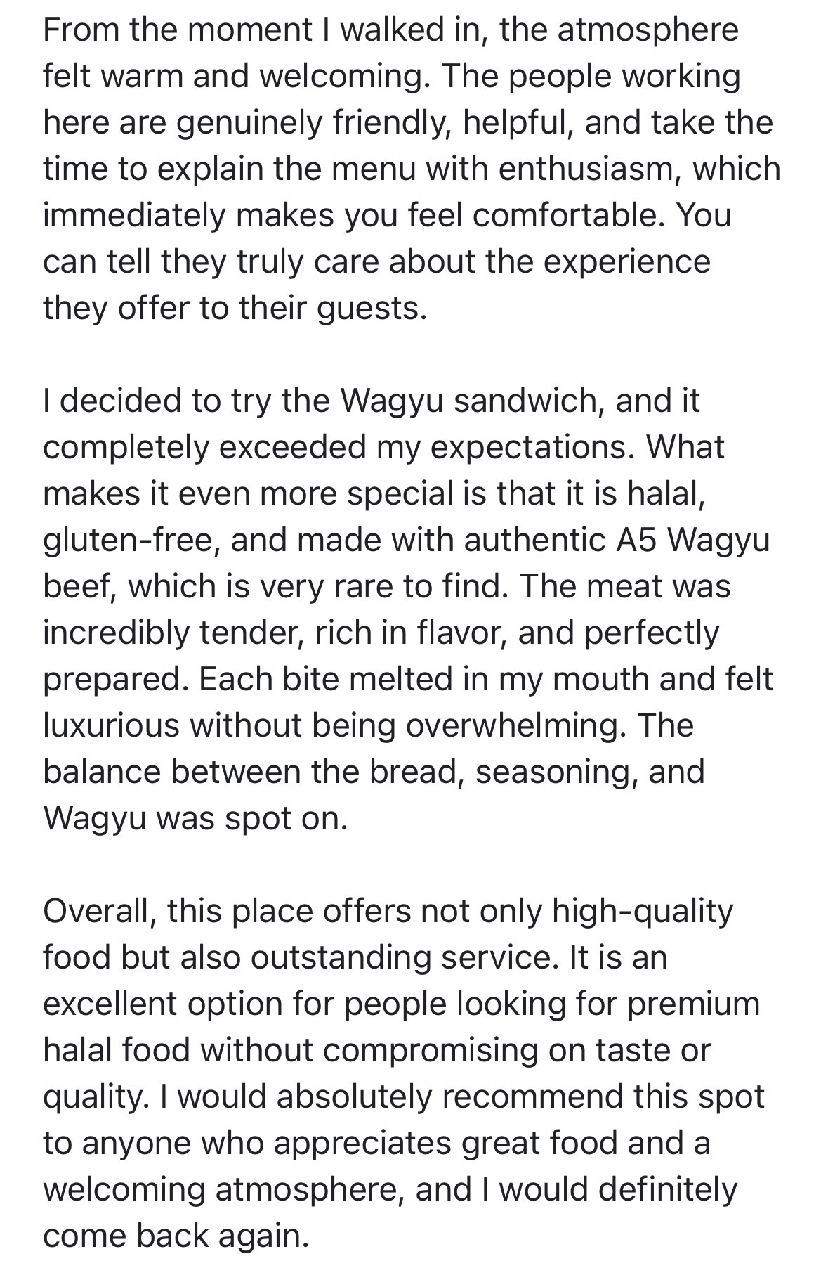 Google review